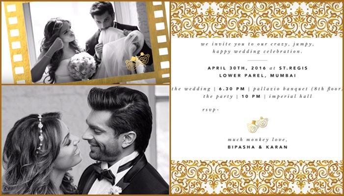 abhishek bachchan wedding invitation card