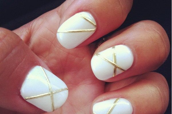 2. You can also use White shade and make the White nails look